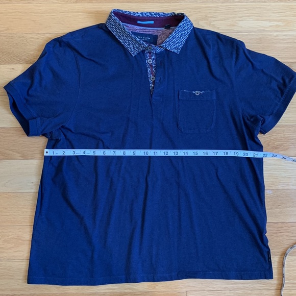 Ted Baker Men’s short sleeve polo size 7 (XL) - Picture 6 of 7